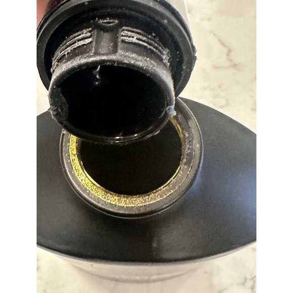 The North Face Black Aluminum Water Bottle Flask with Carabiner Clip Logo - Picture 6 of 6